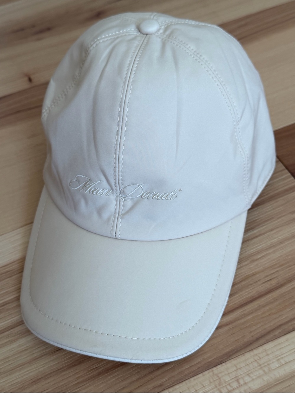 Maen Donati Beige Imperial Cap Hat